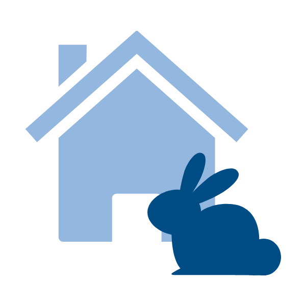 compass vet clinic rabbit home icon